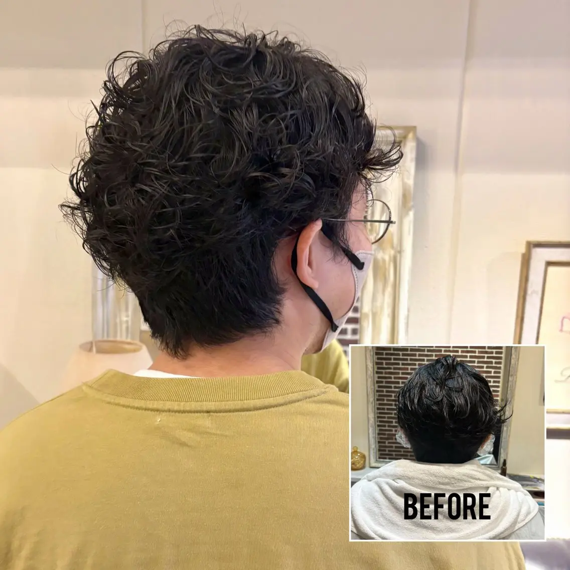 パーマ メンズ メンズパーマ パーマ イイダ ヒナのヘアスタイル