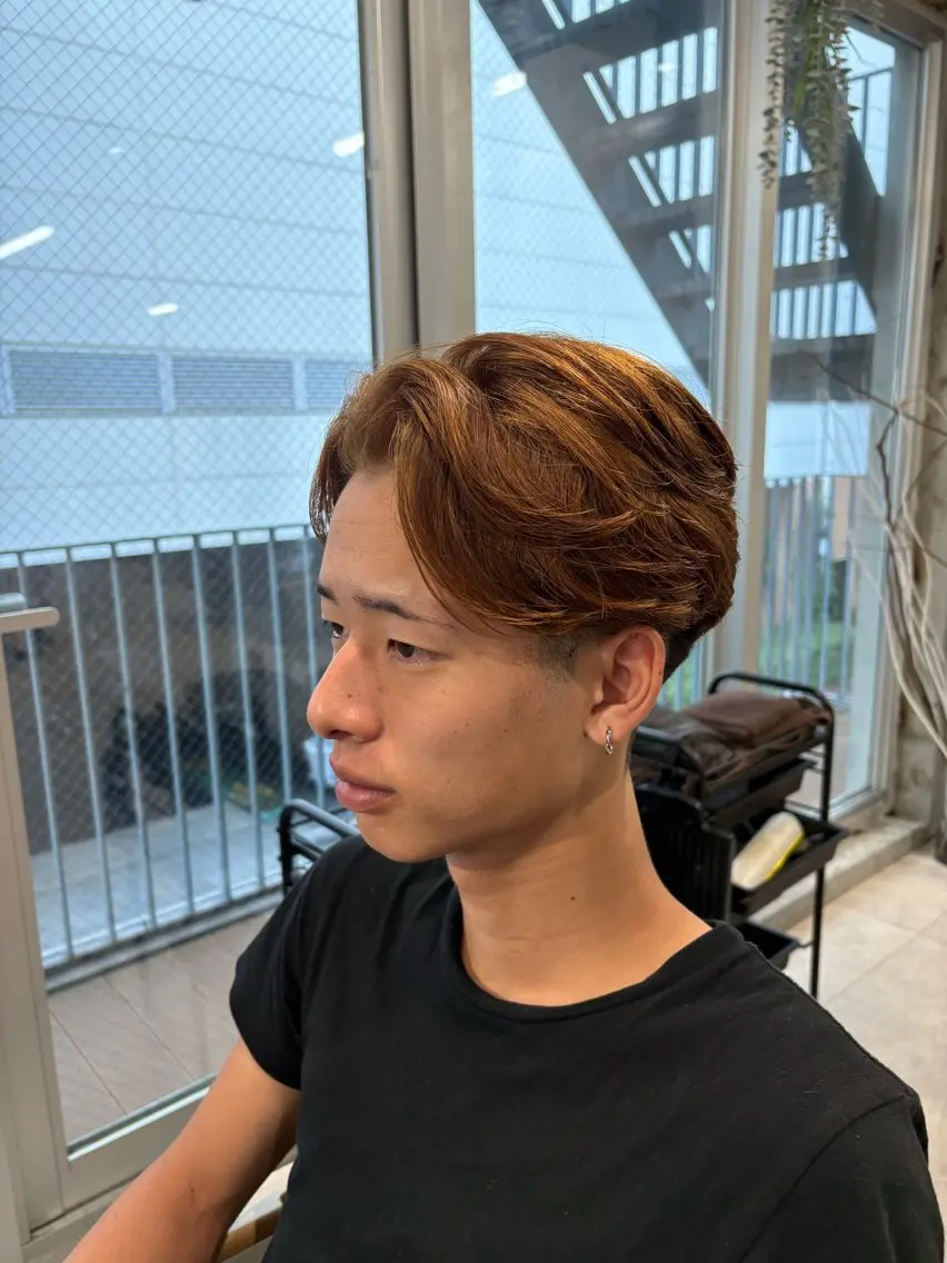 パーマ メンズ 立川美容室🫧 💇竹入優将のヘアスタイル