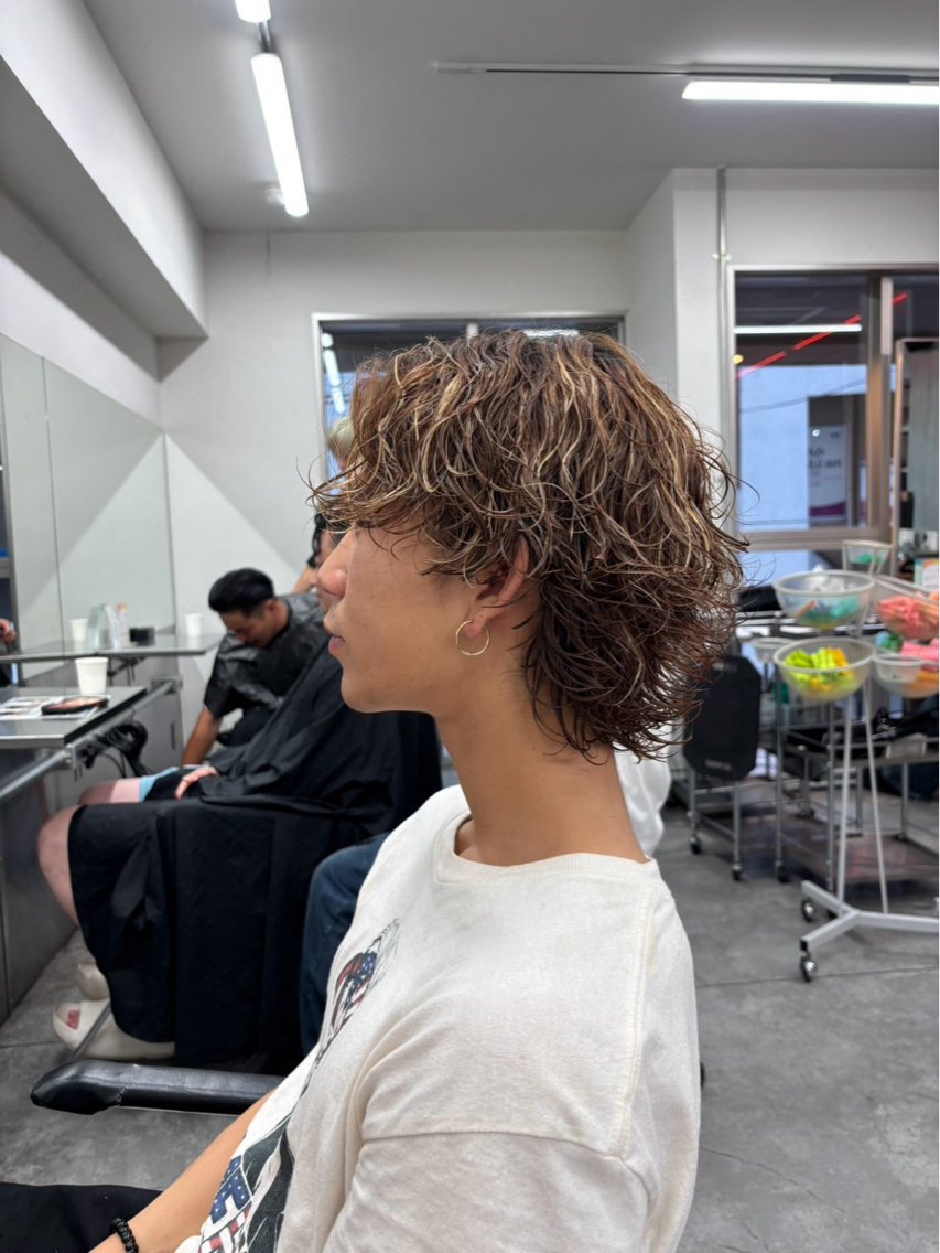 パーマ メンズ カット パーマ メンズ特化🌊/似合 わせカット🌊/奏音のヘアスタイル