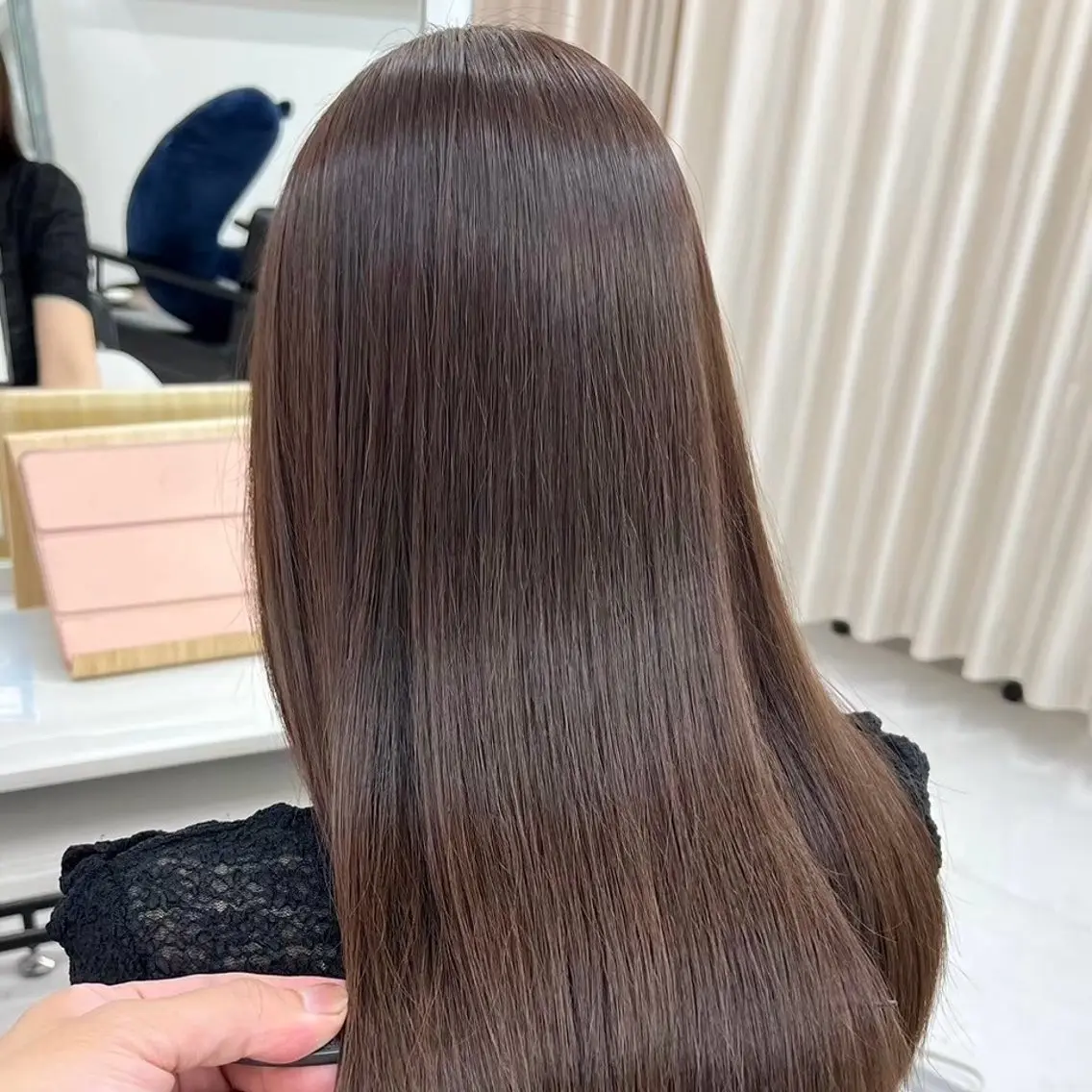 ロング 縮毛矯正 透明感カラー💫 Katsukiのヘアスタイル
