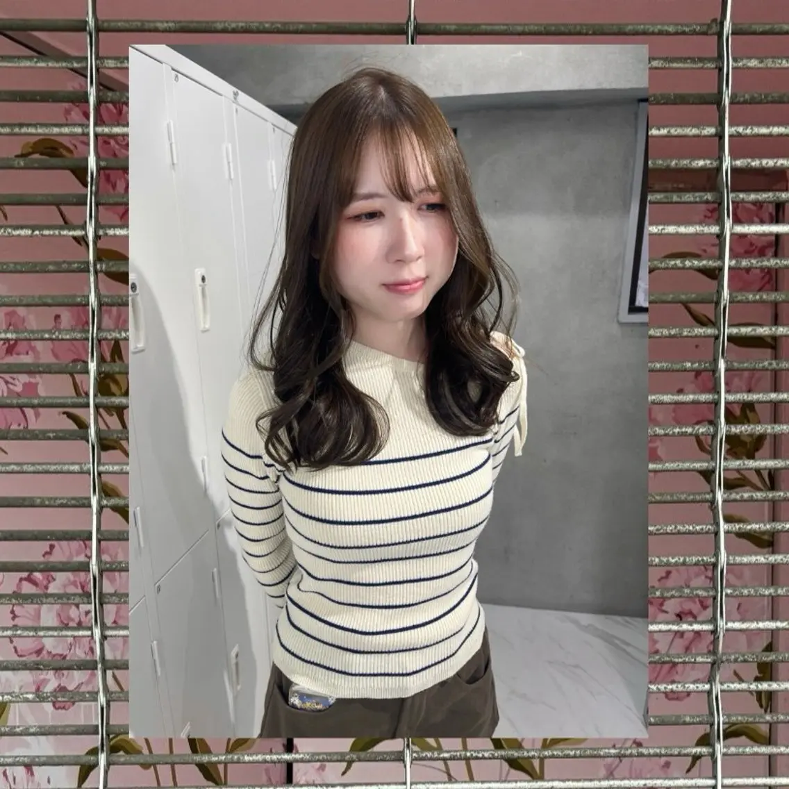 ロング カラー ベージュカラー ダブルカラー オリーブベージュ 髪質改善 ヘアカラー 広香🪽ハイトーン/ レイヤー/ヘアセットのヘアスタイル