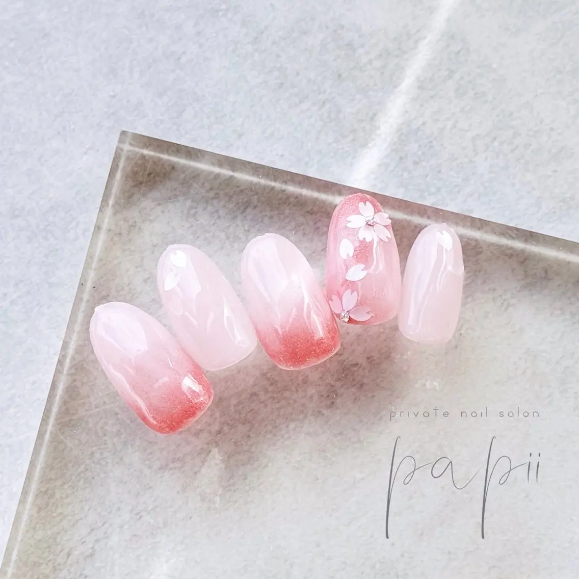 ネイル シンプルネイル ハンドネイル papii☆ kurodaのネイルデザイン