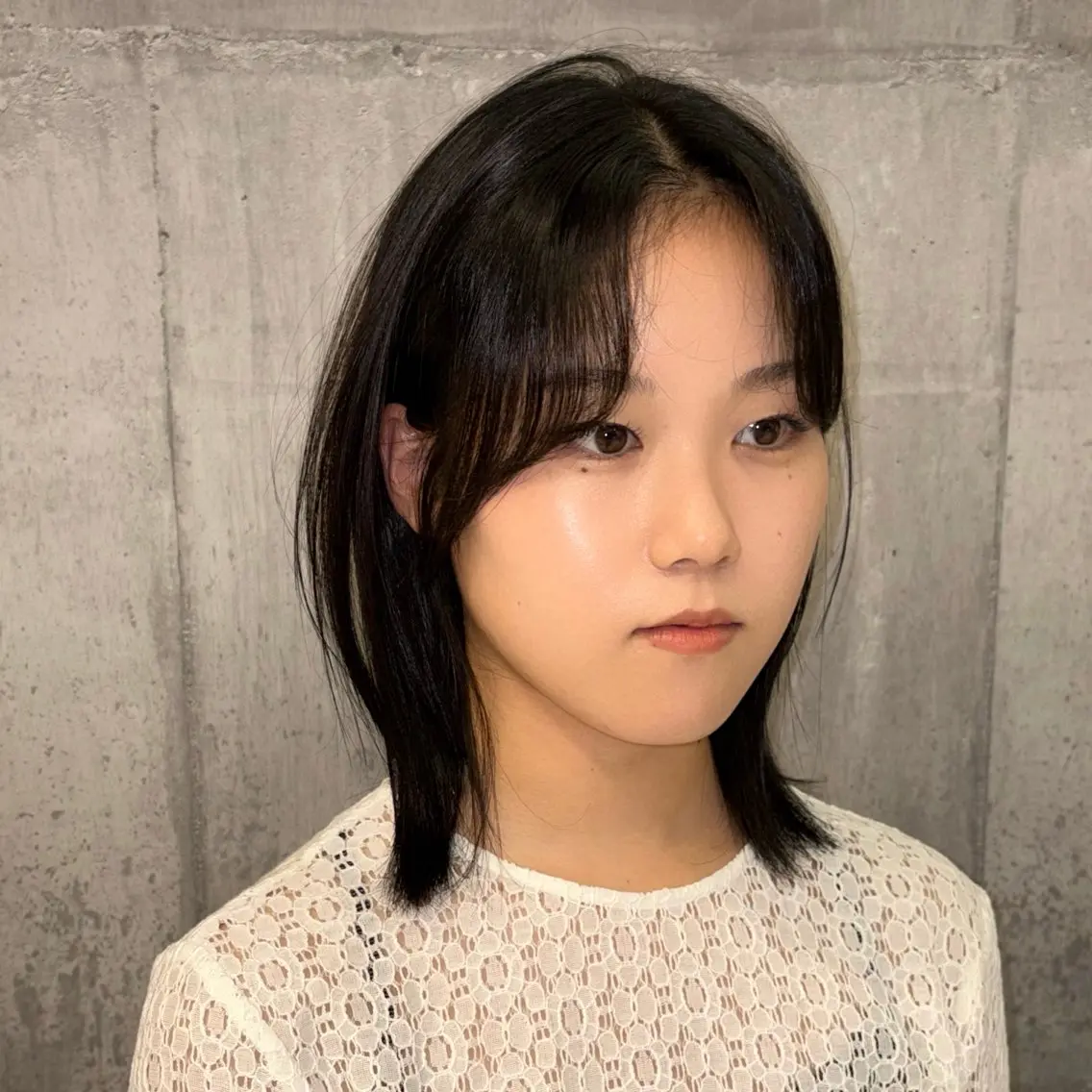 カラー 黒髪 髪質改善 ヘアセット 韓国style>> 伊藤咲のヘアスタイル