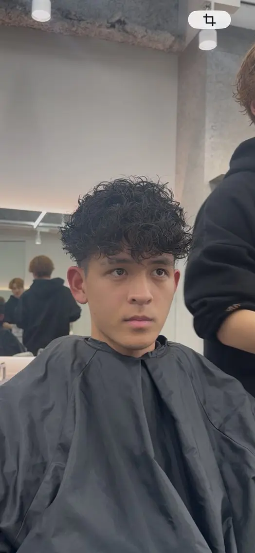 パーマ メンズ スペインカール カット パーマ 名古屋シャドウパーマ /伊藤恵悟のヘアスタイル