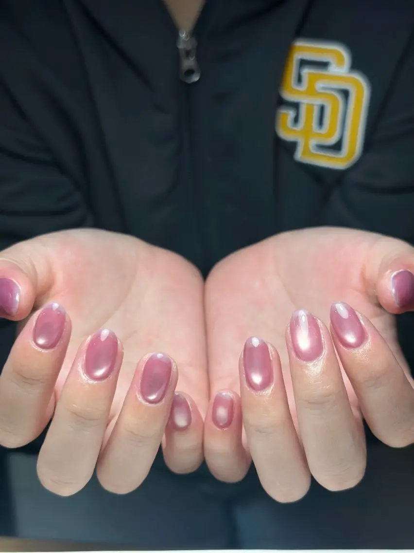 ネイル 韓国ネイル シンプルネイル ワンホンネイル ハンドネイル CoMo Nailのネイルデザイン
