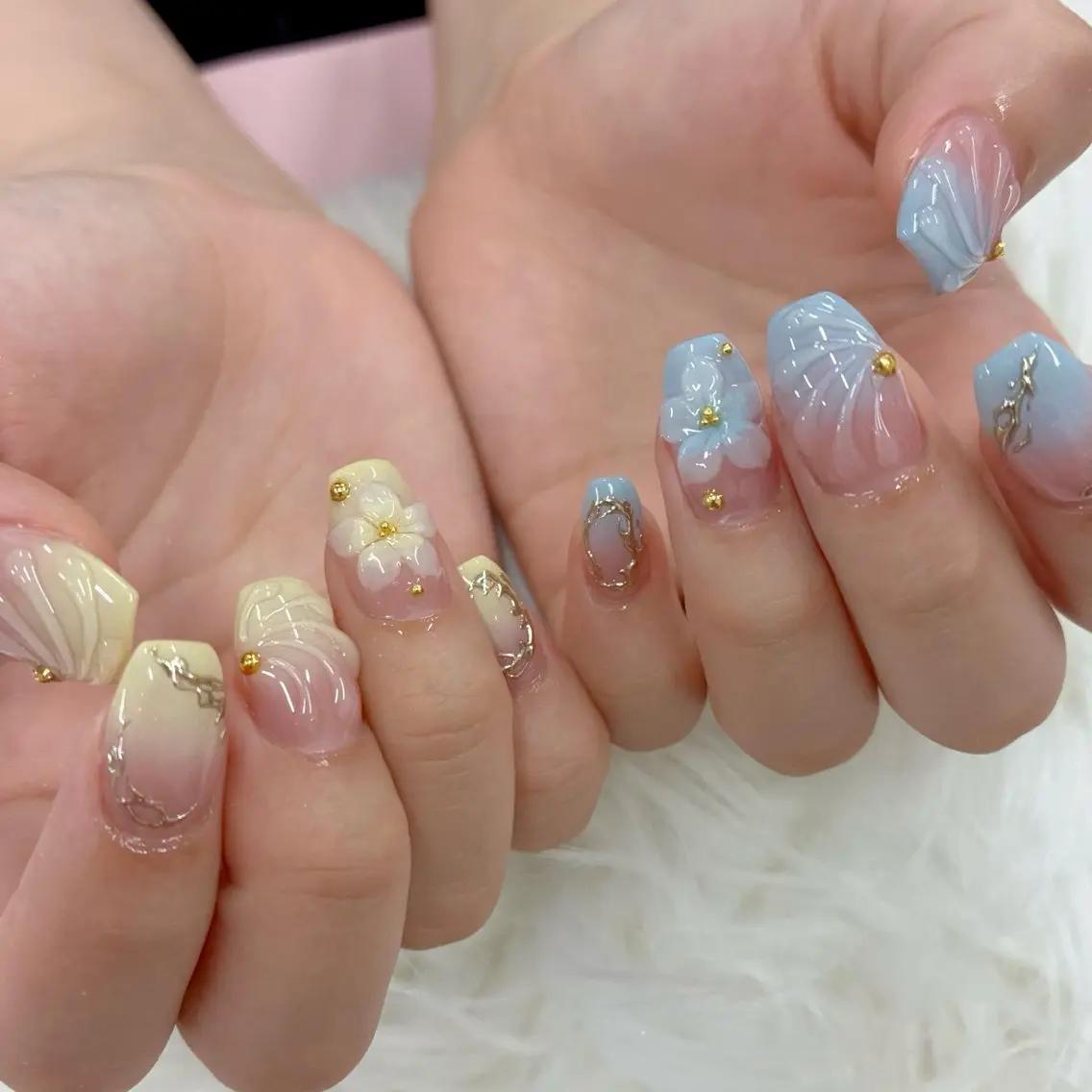 ネイル ハンドネイル ハンドケア DuLi Blinkのネイルデザイン
