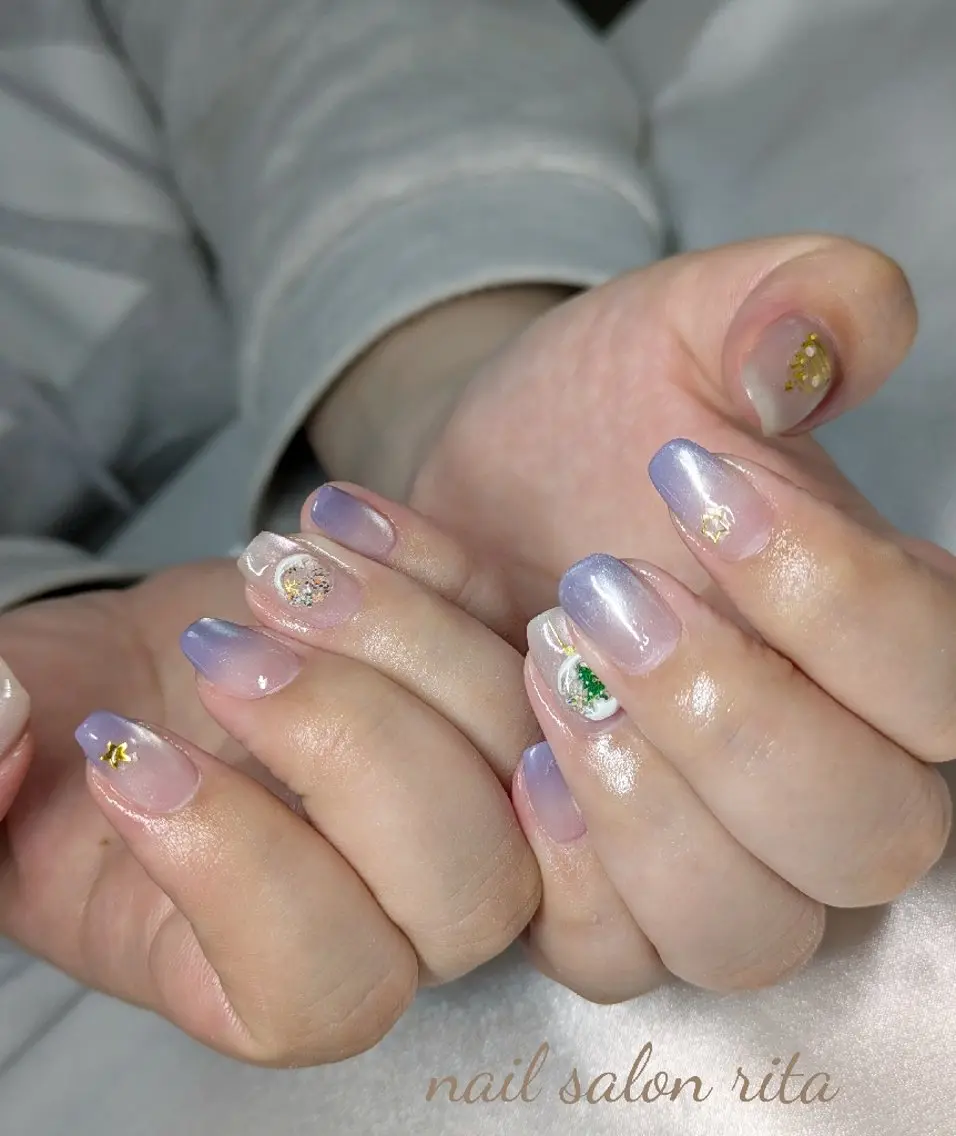 ネイル ハンドネイル 柴田 理紗のネイルデザイン