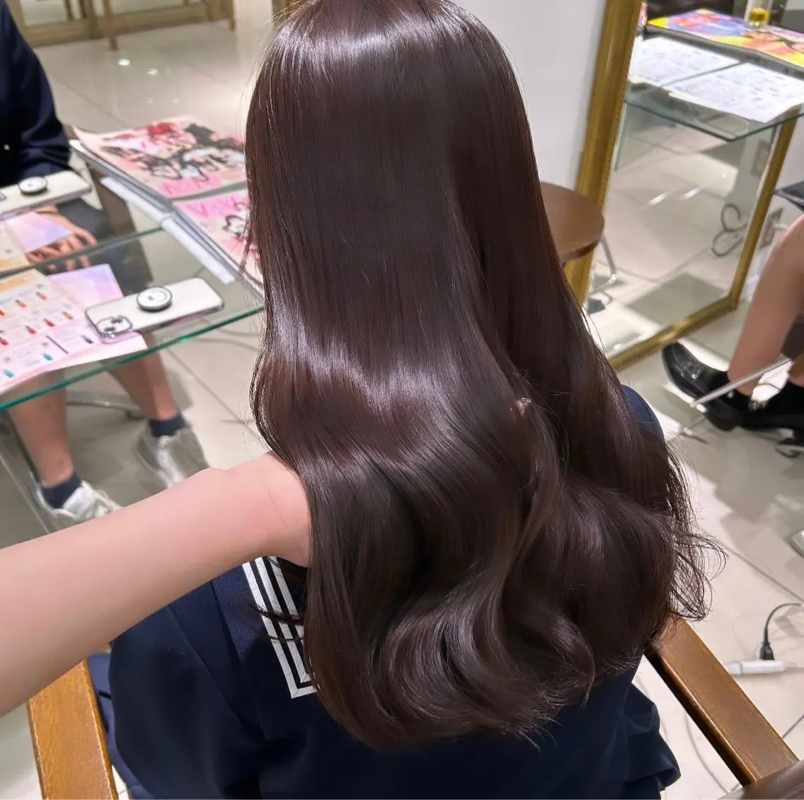 ロング カラー ヘアアレンジ 透明感カラー 髪質改善 透明感カラー ai🫧🪞のヘアスタイル