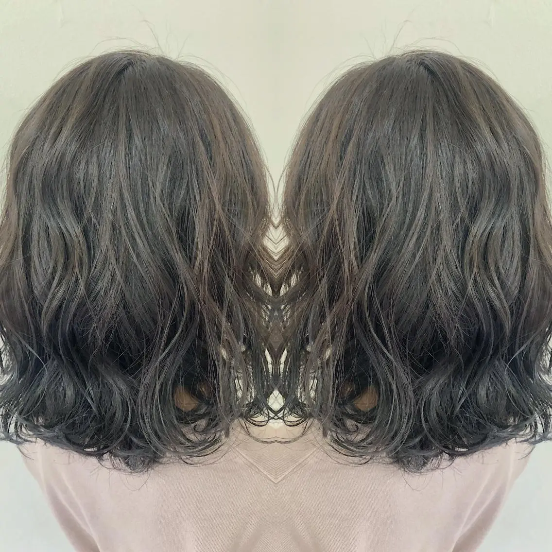 セミロング カラー カット ヘアカラー トリートメント 菅 翔太のヘアスタイル