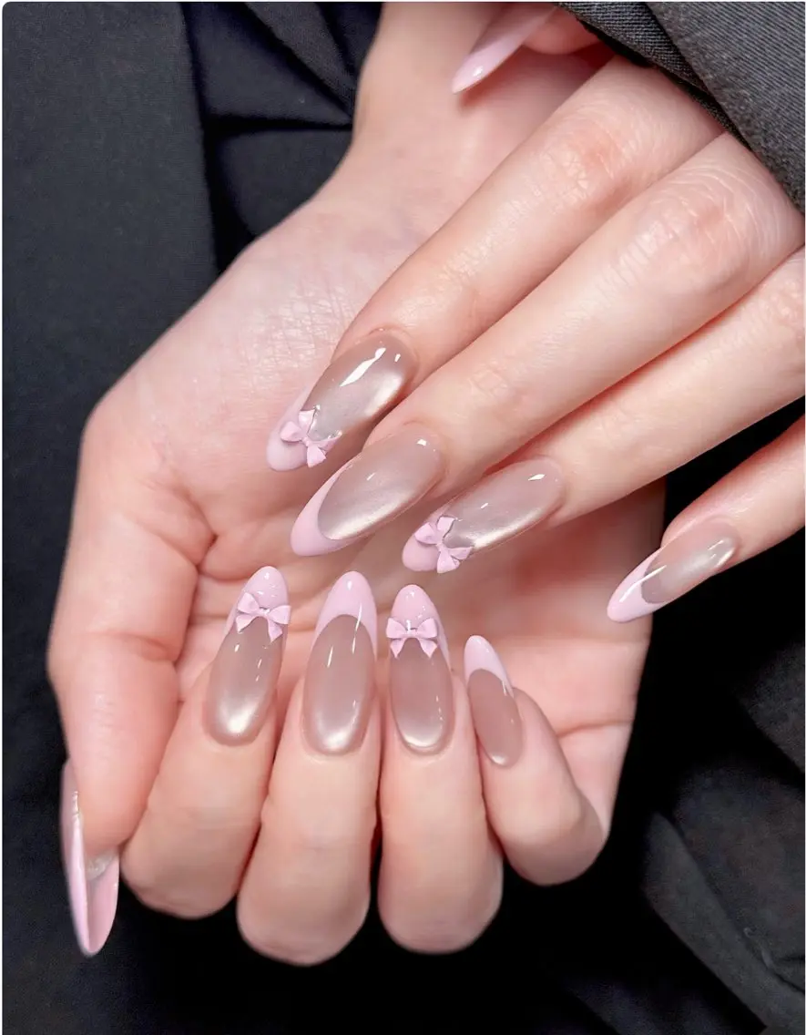 ネイル アートネイル ジェルネイル グラデーション マグネットネイル ニュアンスネイル ハンドネイル Ryu nail studioのネイルデザイン