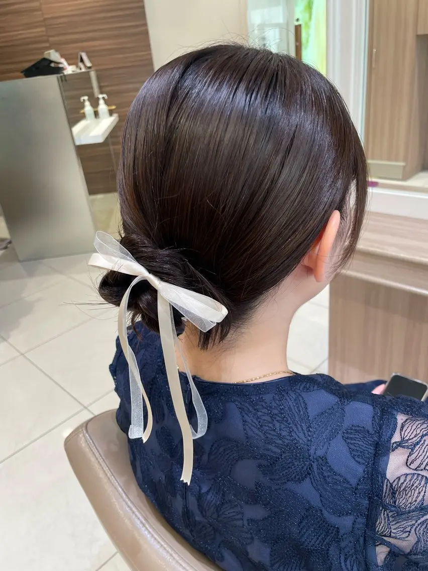 ヘアアレンジ ヘアセット 韓国ヘアメイク🎀/ 縮毛矯正✨山本媛香のヘアスタイル