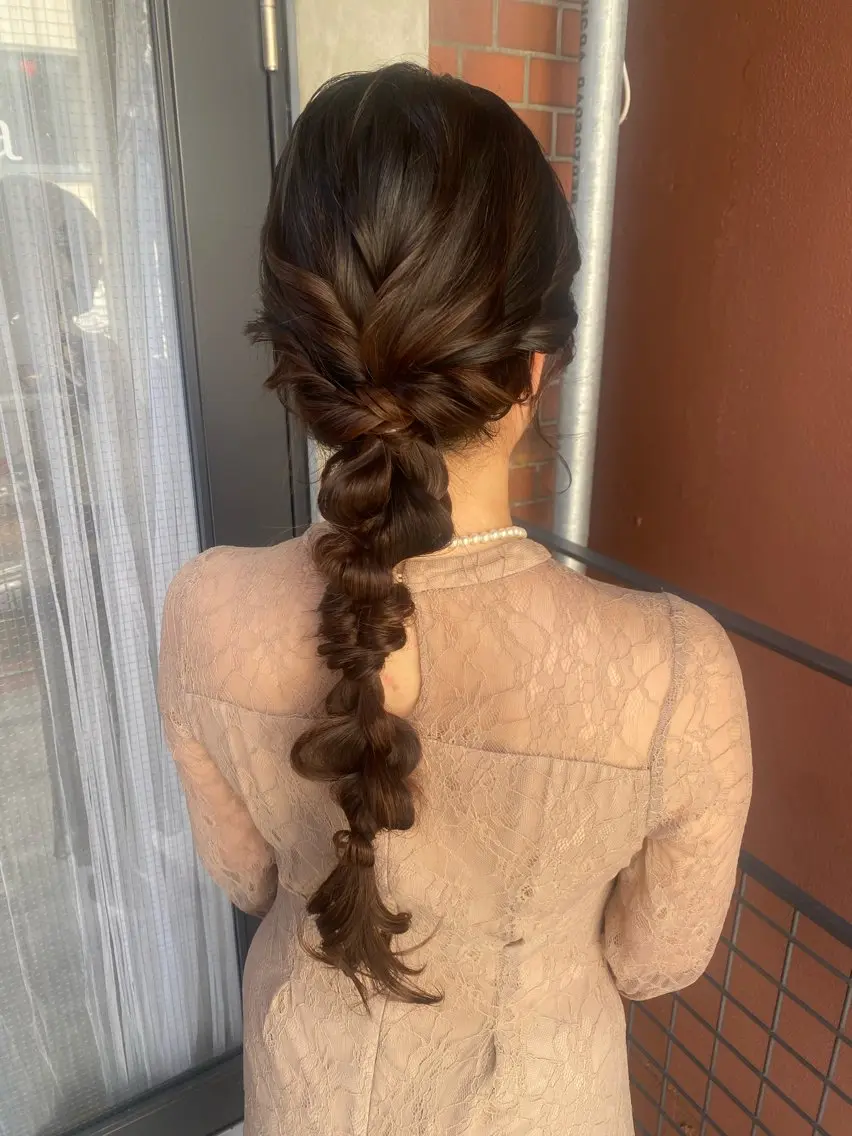 ロング ヘアアレンジ ヘアセット 【safric】 NAOのヘアスタイル