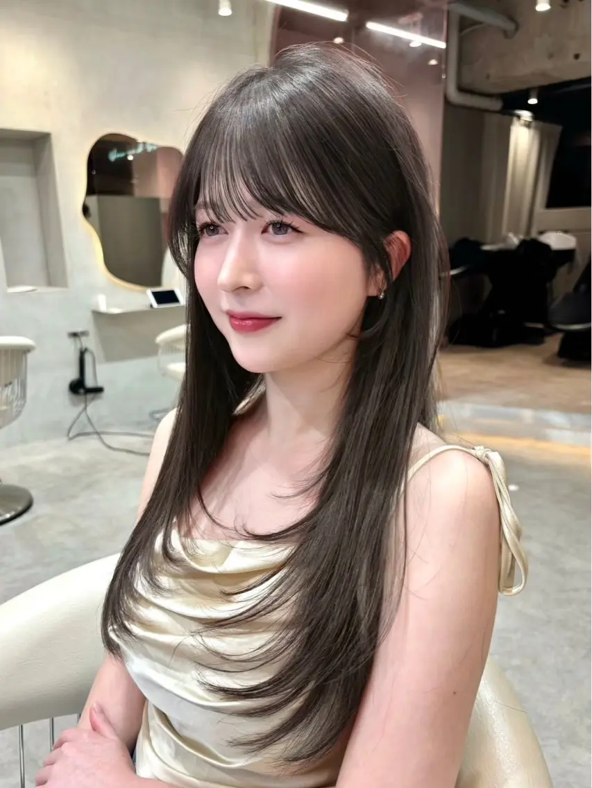 ロング カラー ヘアアレンジ 縮毛矯正 カット ヘアカラー 縮毛矯正 トリートメント ヘアセット 大宮縮毛矯正🩵 レイヤー 佐藤和のヘアスタイル