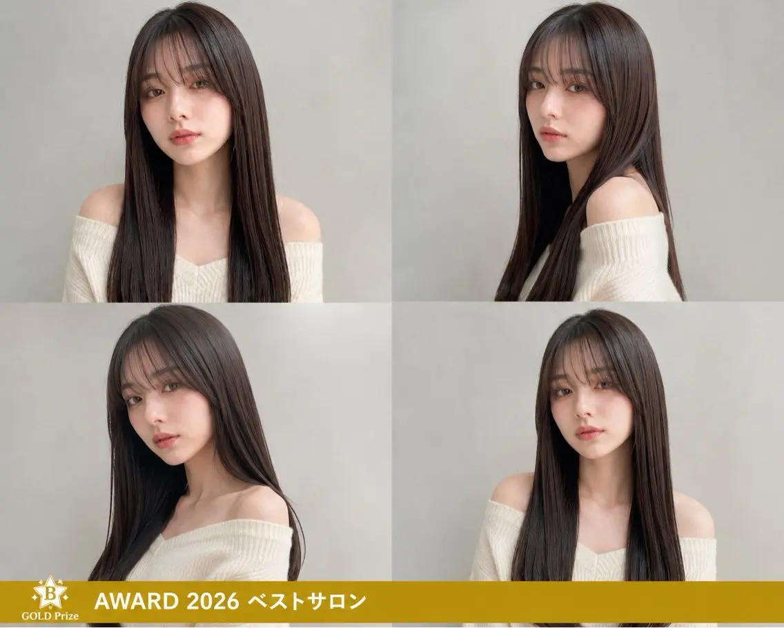ロング カット ヘアカラー トリートメント Garden 浅草蔵前のヘアスタイル
