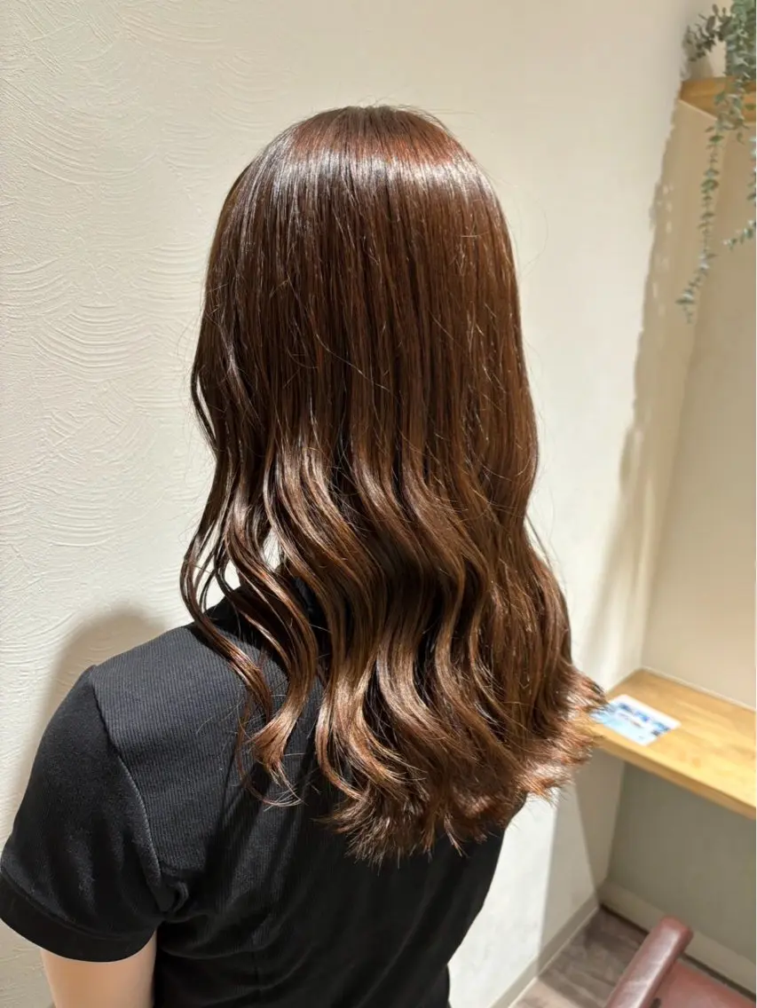ロング カラー ブラウンカラー ふじた/透明感カラー /湘南台のヘアスタイル
