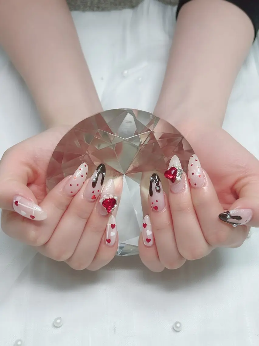 ネイル オーロラネイル ミラーネイル オフィスネイル ワンカラーネイル シンプルネイル ハンドネイル Cute Tips nailのネイルデザイン