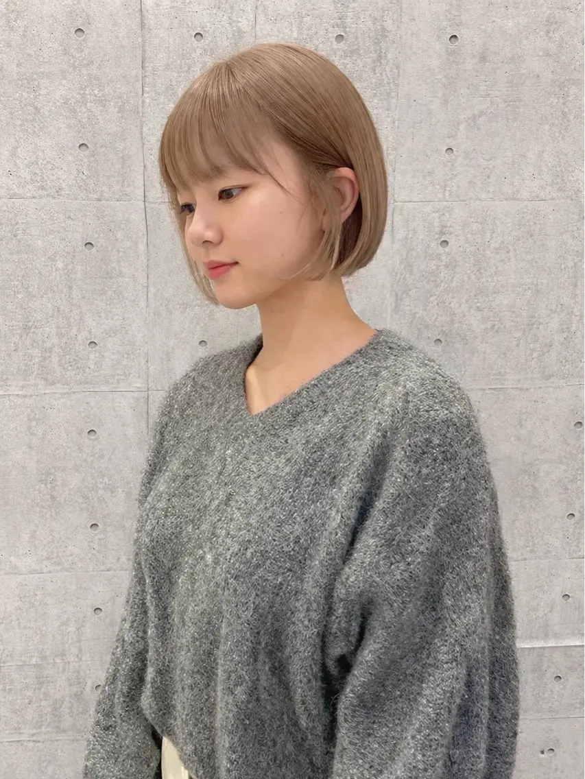 ショート 似合わせヘア🤎透明 感カラー🤎MIKAのヘアスタイル
