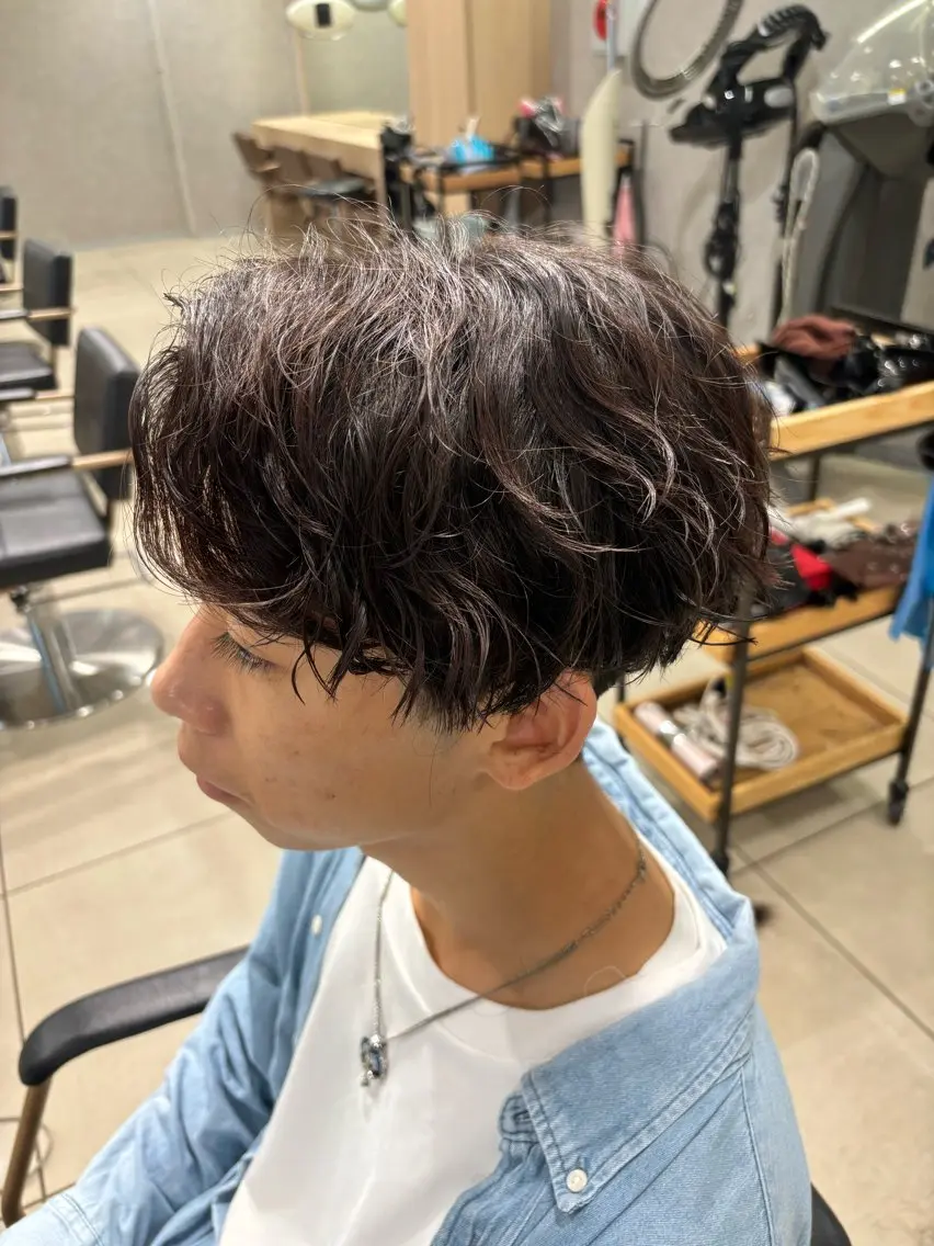 メンズ カット パーマ 💠メンズ縮毛矯正 /パーマ💠林慶太のヘアスタイル