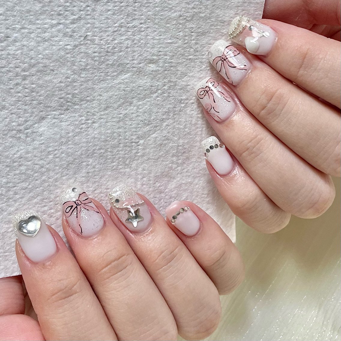 ネイル ハンドネイル By moonネイル 🌷ワンホン/韓国風のネイルデザイン