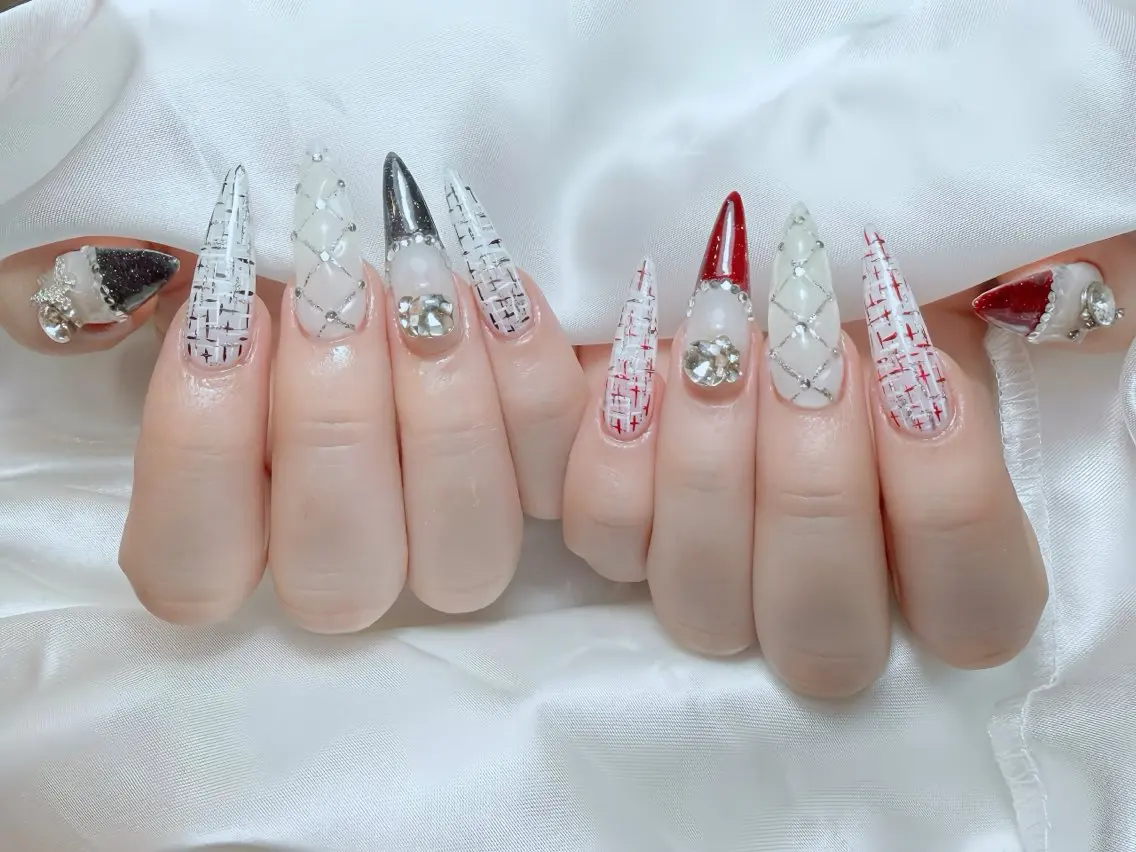 ネイル チークネイル フラッシュネイル フラワーネイル フットネイル ジェルネイル ハンドネイル Rin Nail Shinokuboのネイルデザイン