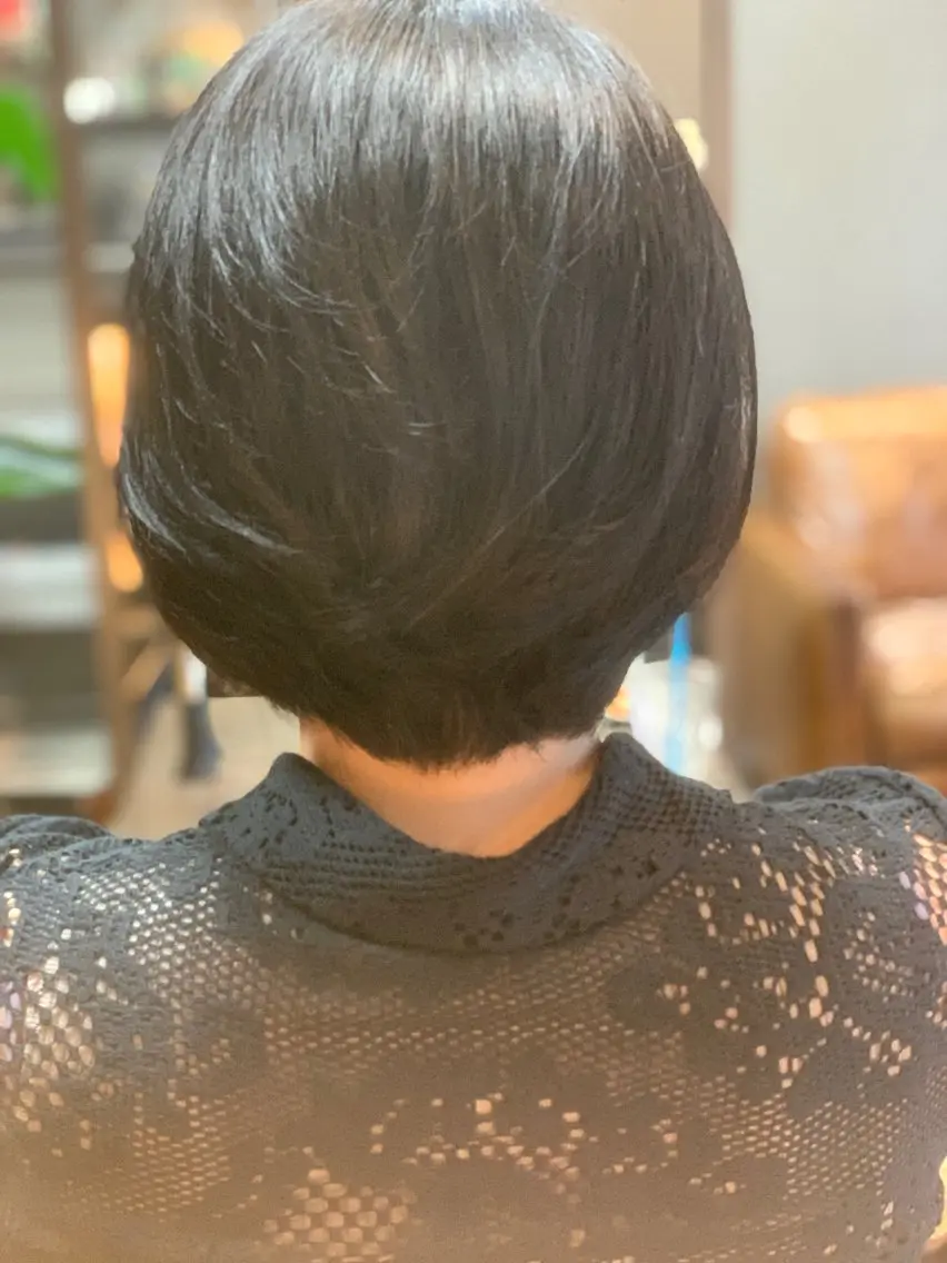 ショート ボブ ♣︎Rikitake Yasu ✂︎のヘアスタイル