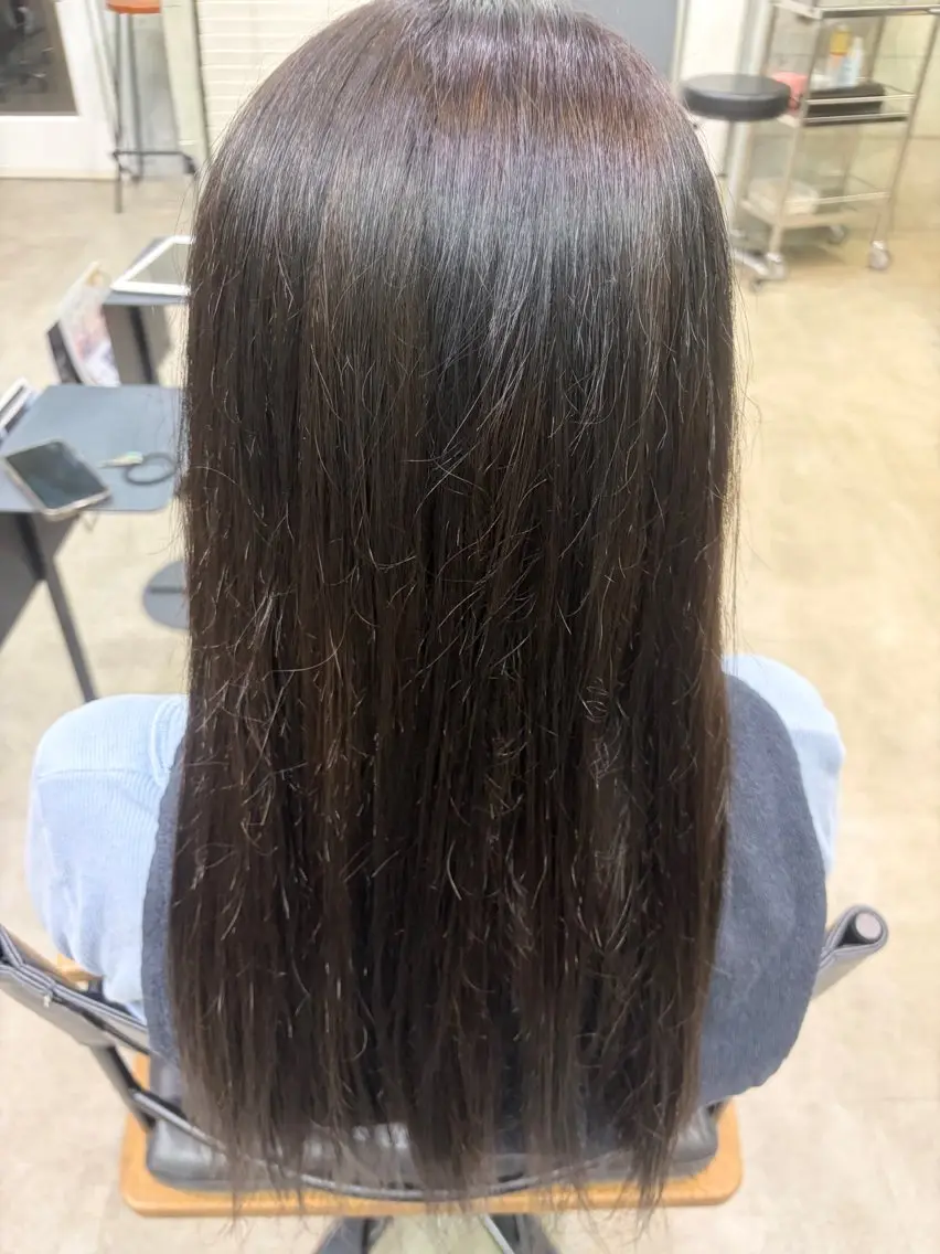 ロング 片山 楓葵のヘアスタイル