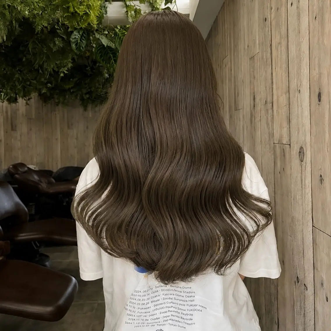 ロング カラー ヘアアレンジ ヘアカラー スズナ♡ 透明感カラー✩.*˚のヘアスタイル