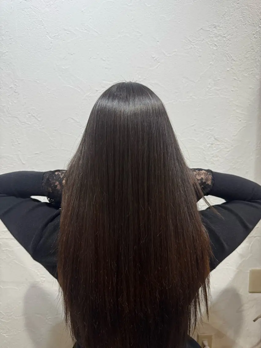 ロング 縮毛矯正 ⠀ HIMIのヘアスタイル