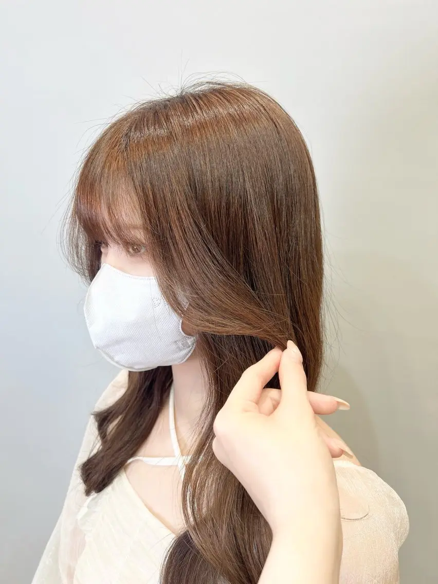 ロング カラー 松本 沙良のヘアスタイル