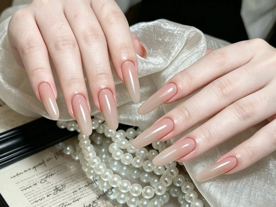 ネイル ジェルネイル オフィスネイル ワンカラーネイル シンプルネイル ソフトジェル ハンドネイル Tongtong Nail Salonのネイルデザイン