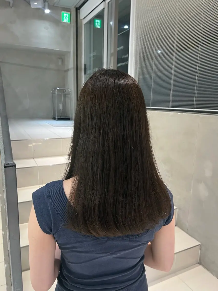 セミロング カラー ヘアカラー 🪽ruan 🎀モデル募集中のヘアスタイル
