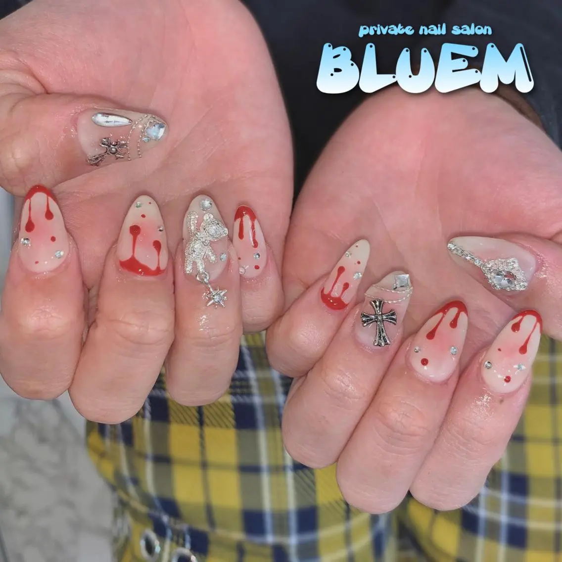 ネイル ハンドネイル BLUEM なな🐶のネイルデザイン