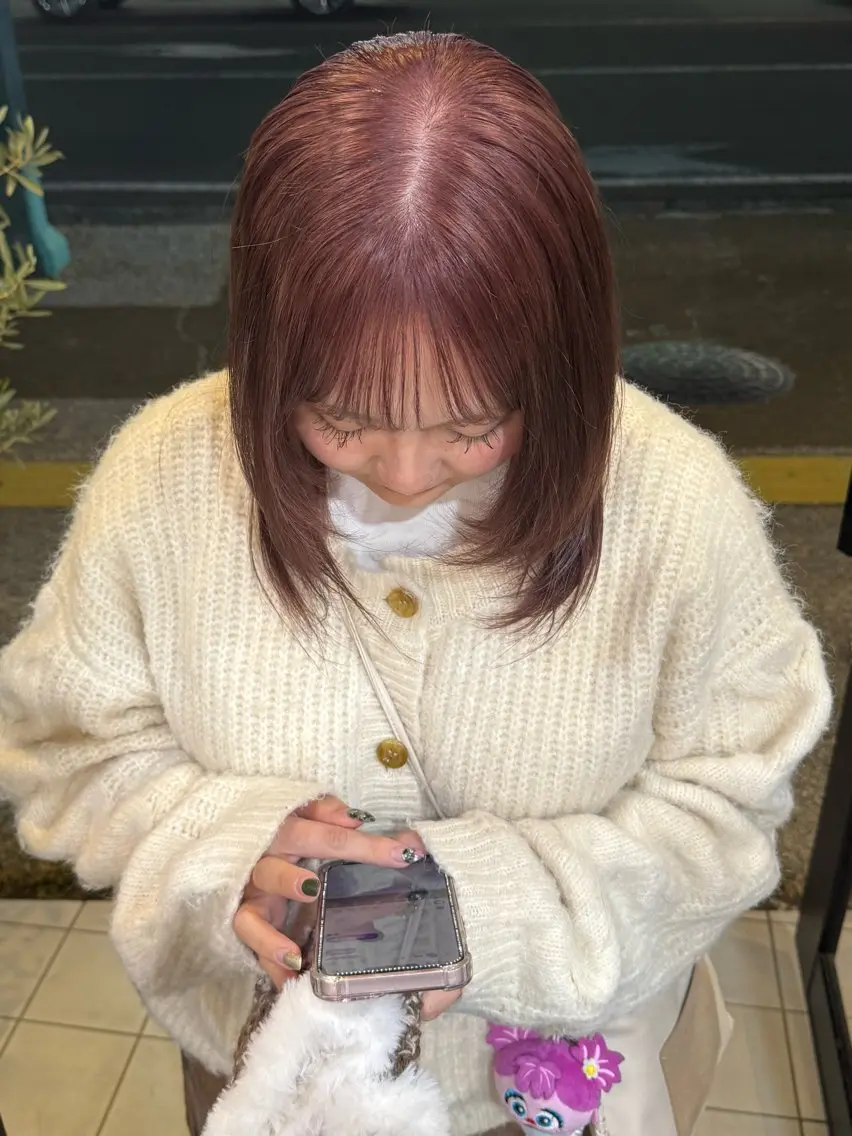 カラー 後藤 未奈のヘアスタイル