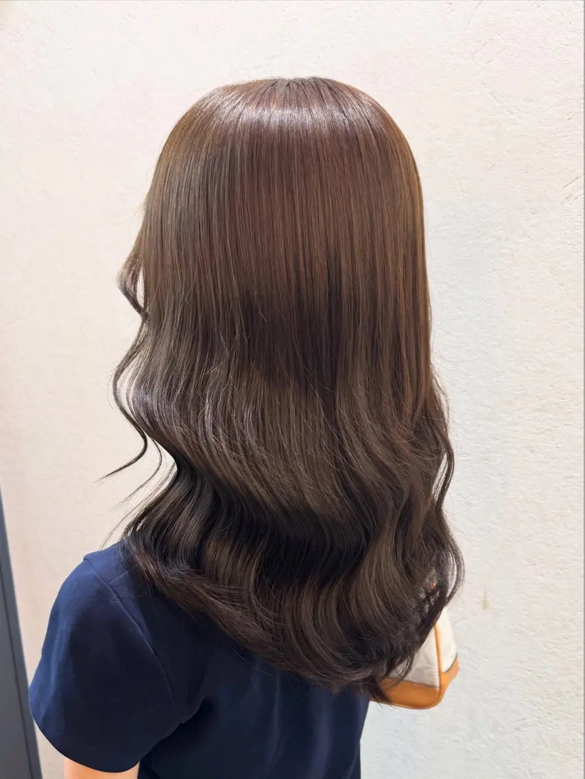 セミロング カラー ブラウンカラー カット ヘアカラー 縮毛矯正/エクステ /艶カラー/ヘアメのヘアスタイル