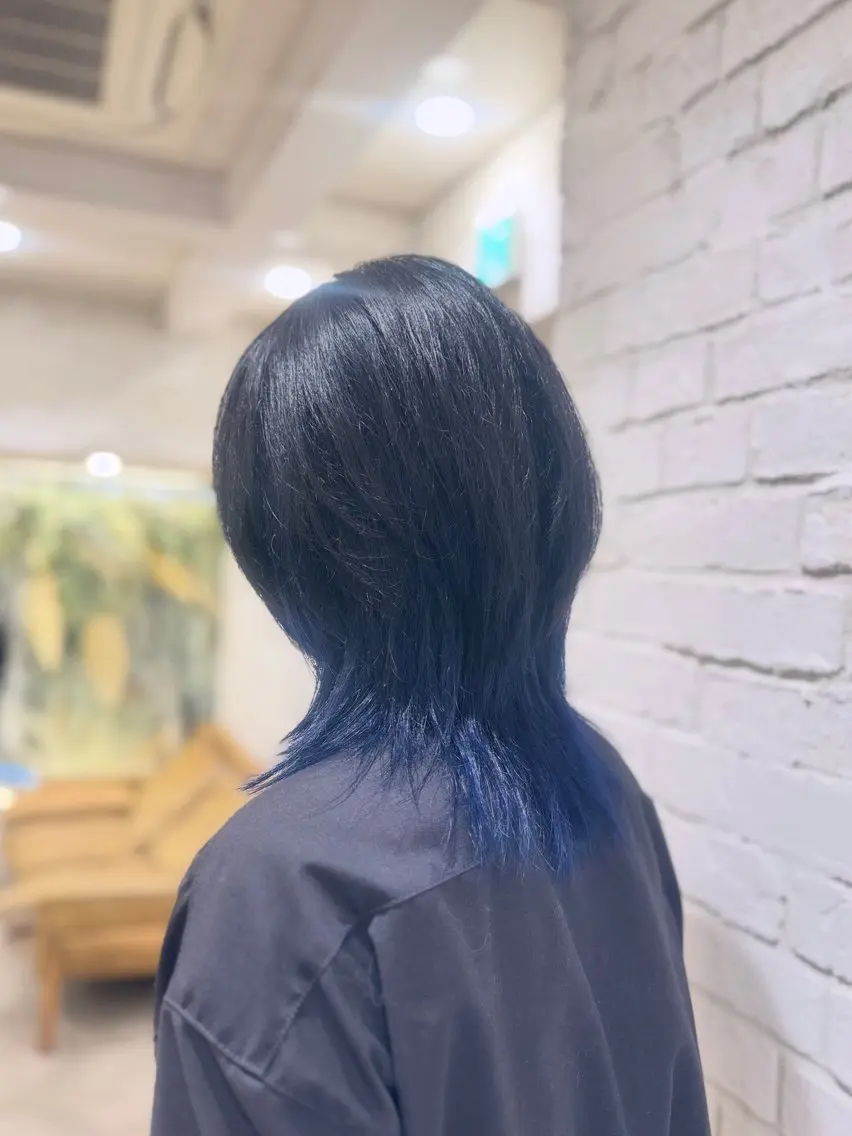 メンズ メンズブリーチ カット ヘアカラー トリートメント 堀江美容室 千晶のヘアスタイル