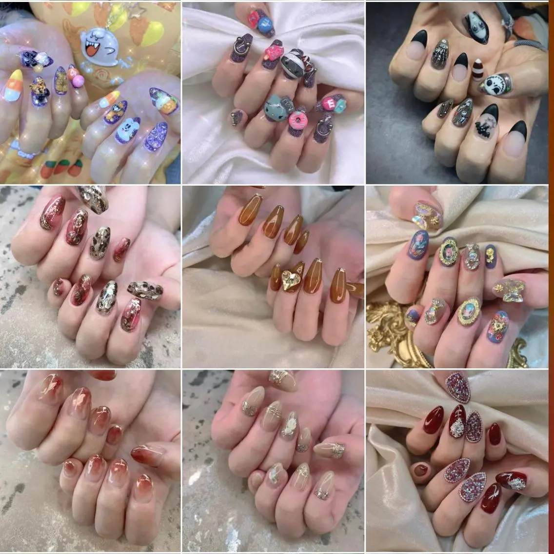 ネイル 渋谷／チップ長さ出し 👑アプレgel-xのネイルデザイン