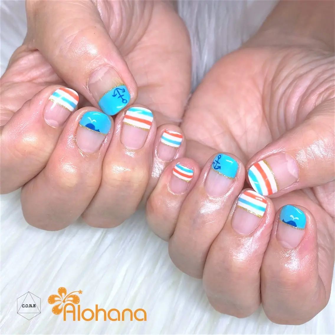 ネイル ハンドネイル Alohana Minaのネイルデザイン