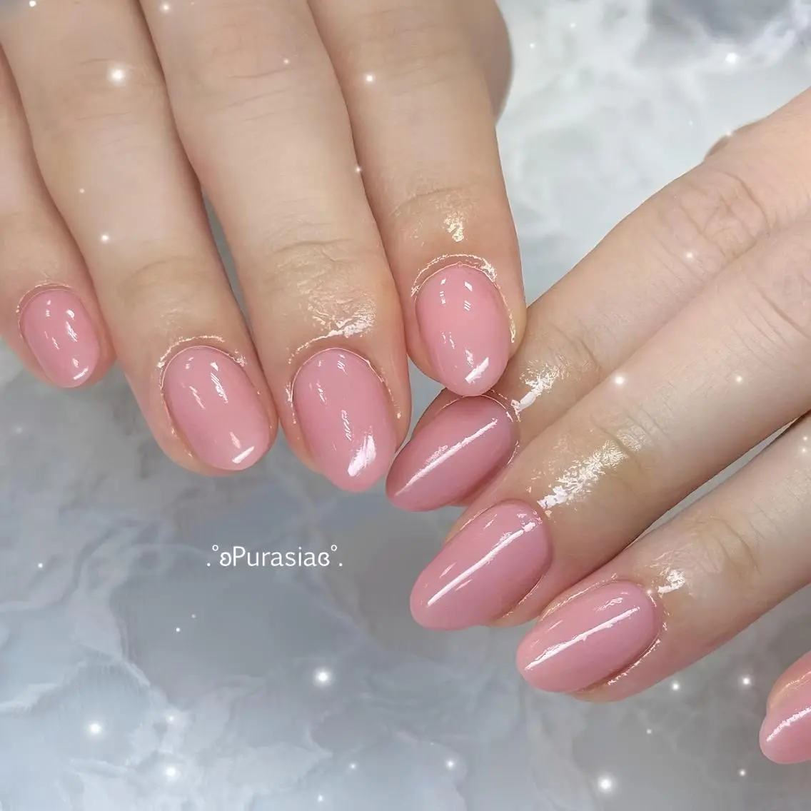 ネイル 韓国ネイル マグネットネイル ワンカラーネイル ワンホンネイル 🪞Purasia. nail|肌管理💎のネイルデザイン
