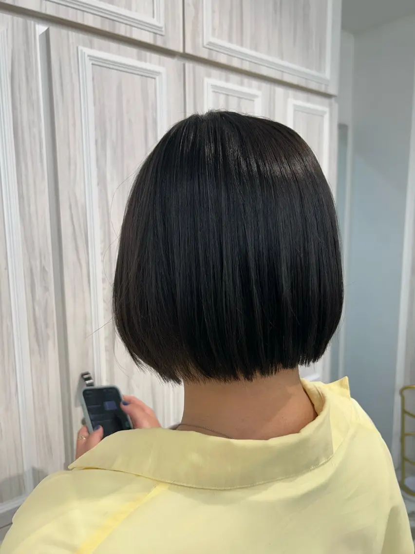 カット(ボブスタイル)+シャントリ付きの写真
