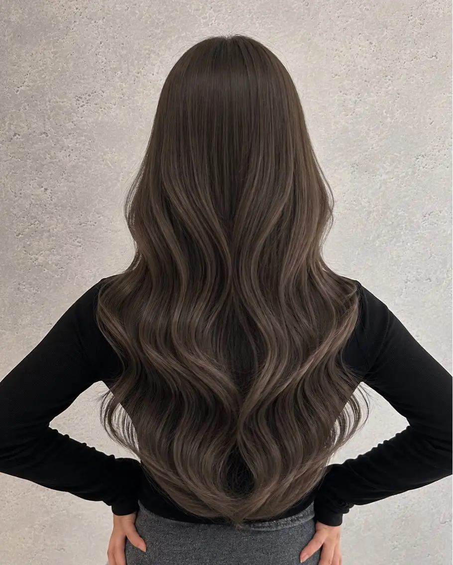 ロング カット ヘアカラー 🤍ワンホンヘア 🤍Rikuto🤍のヘアスタイル