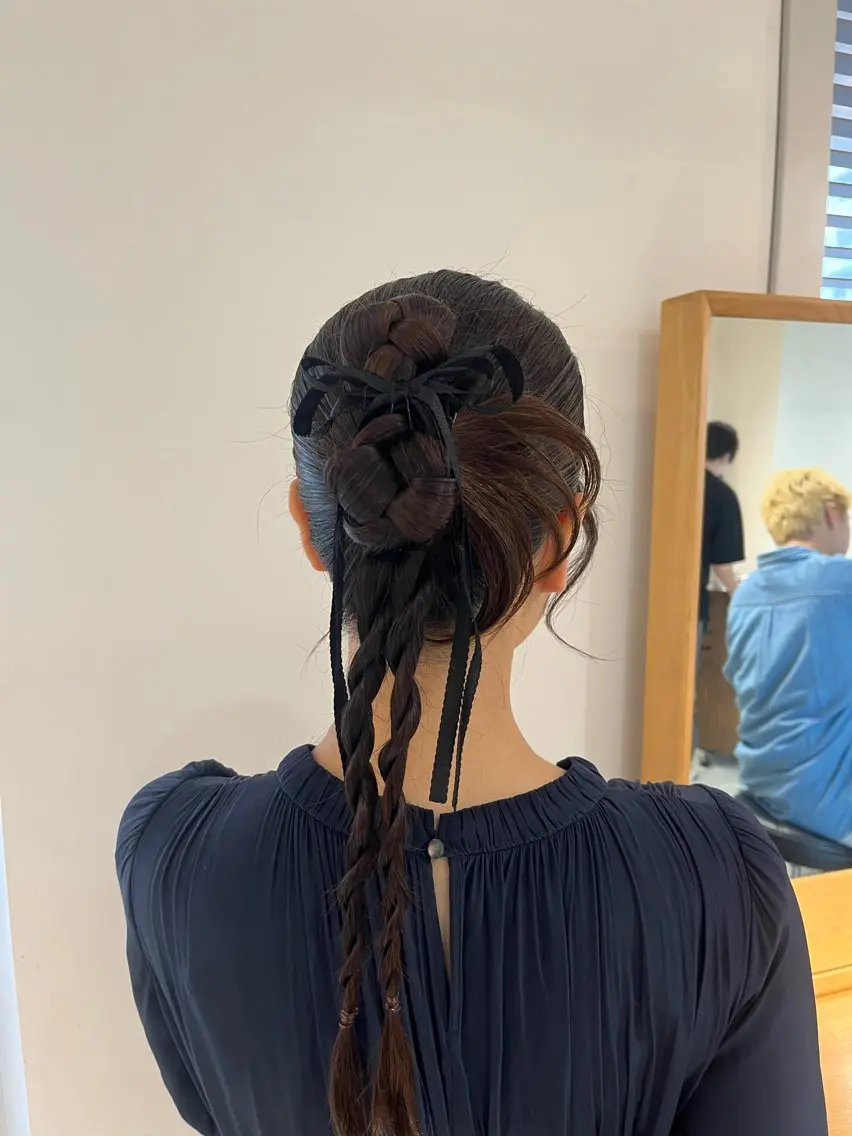 ロング ヘアセット 和泉田 真白のヘアスタイル