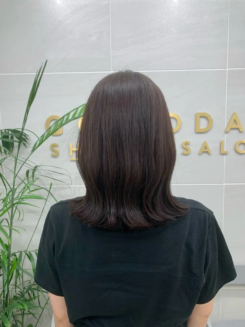 ミディアム カラー ブラウンカラー カット ヘアカラー ヘッドスパ 本格ヘッドスパ🌿 ×ヘア 佐藤のヘアスタイル