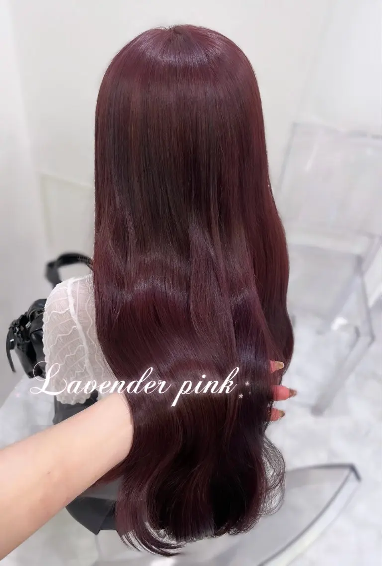 ロング カラー ヘアカラー トリートメント ヘアセット ガーリー♡女の子っぽ ヘア♡ピンクカラー♡のヘアスタイル