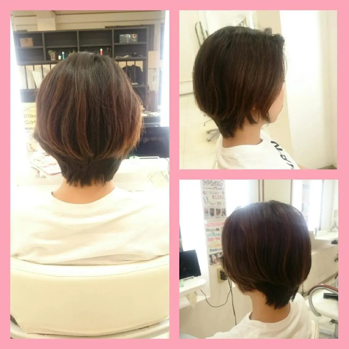 ショート キンジョウ エナミのヘアスタイル