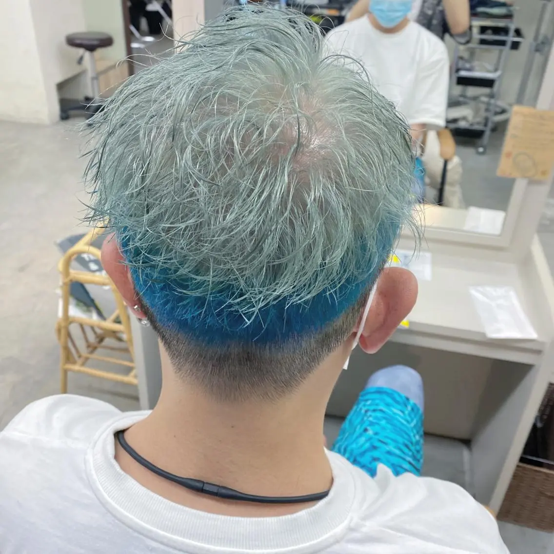 メンズ カット ヘアカラー クドウ タイキのヘアスタイル