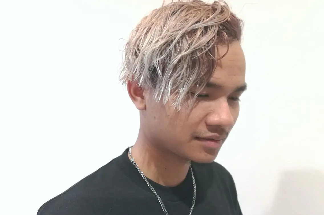 ショート カラー メンズ カット ヘアカラー ill副店長 立和田純也のヘアスタイル