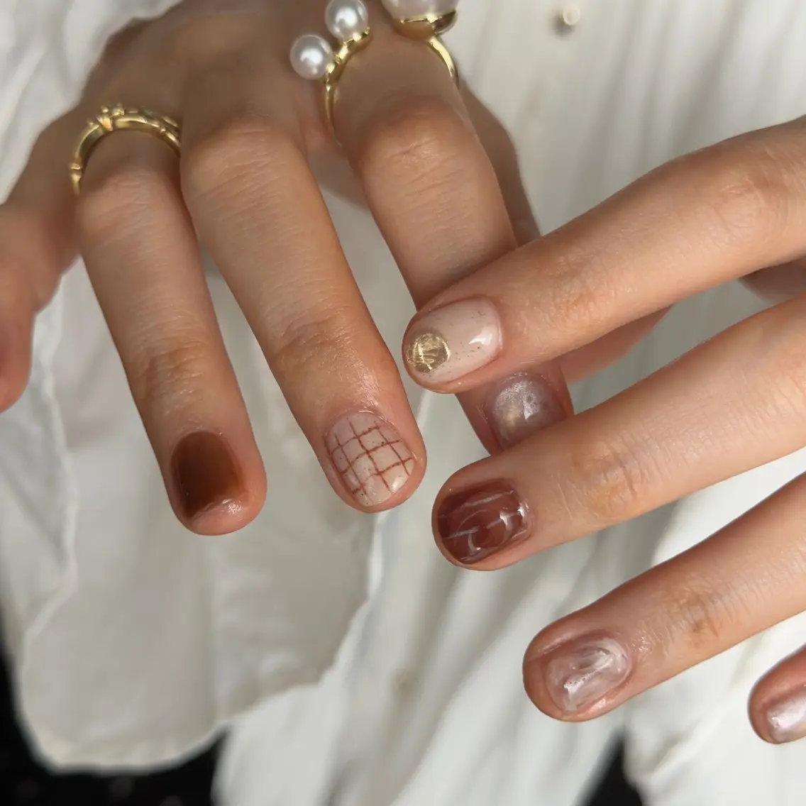 ネイル Suu-hina薬院 ニュアンスネイルのネイルデザイン