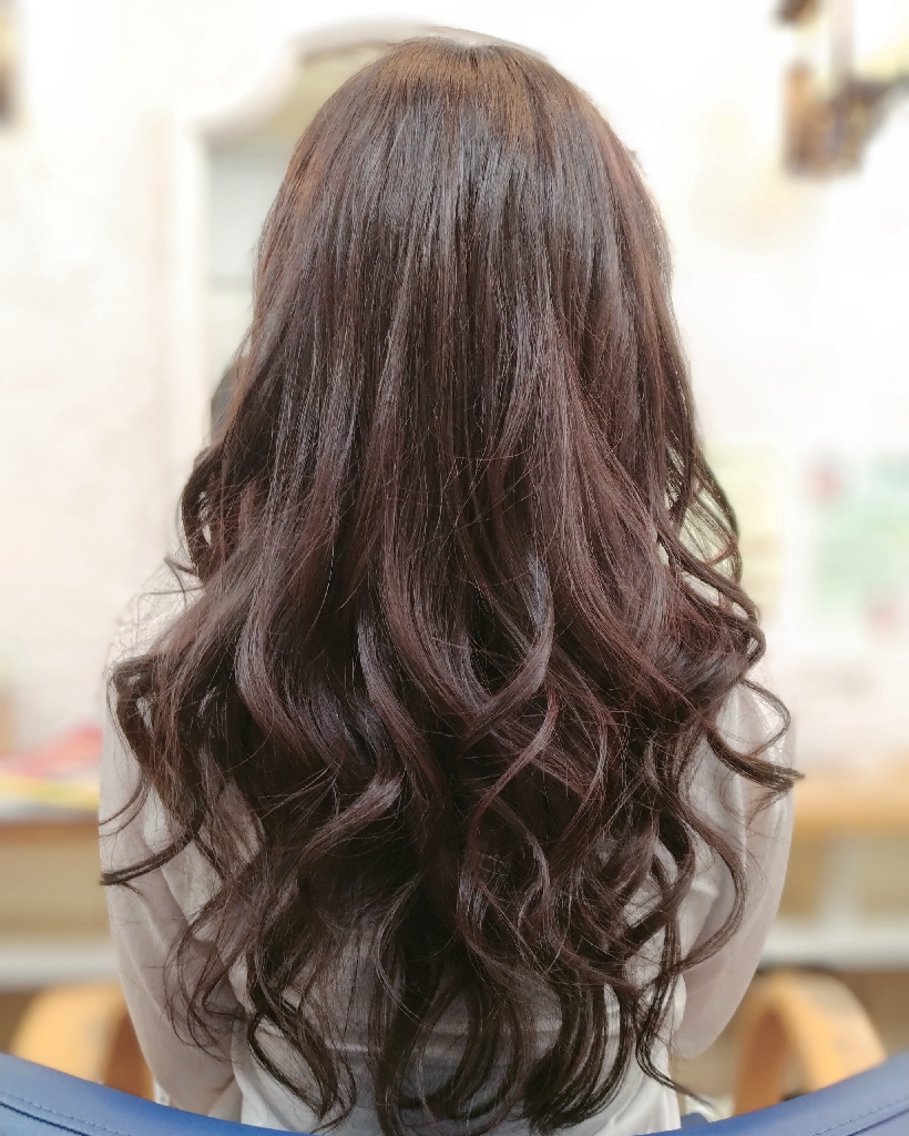 ロング 森長 咲子のヘアスタイル
