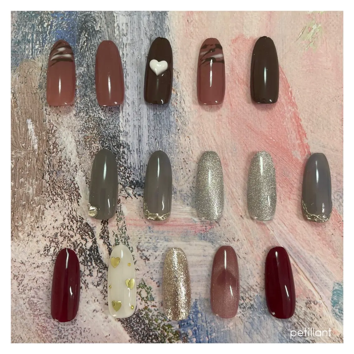 ネイル マットネイル nail salon petillantのネイルデザイン