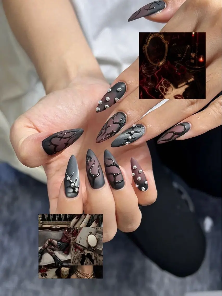 ネイル ガーリー ハート 韓国ネイル ニュアンスネイル リボン Sora nail 長さ出し専門店のネイルデザイン